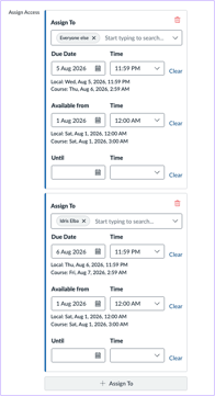 Setting Extension From the LMS