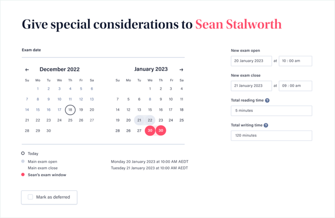 calendar SC