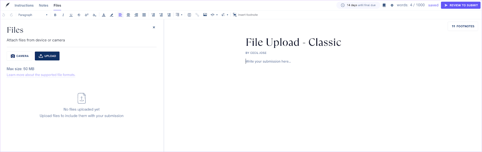 File Uploads and Image Capture